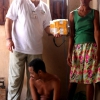 Consegna delle medicine a Reginaldo